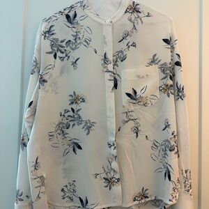 Vince Floral Blouse